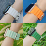 Techsuit - Watchband (W038) - Apple Watch 1/2/3/4/5/6/7/8/9/10/SE/SE 2/Ultra/Ultra 2 (42/44/45/46/49mm) - Army Green – Image 6