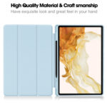 Techsuit - Flex Trifold (with Pencil Holder) - Samsung Galaxy Tab S7 / S8 - Sky Blue – Image 5