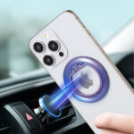 Techsuit - MagSafe Phone Ring (MPR2) - Round Shape, Aluminium Alloy - Purple – Image 4