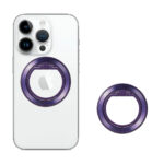 Techsuit - MagSafe Phone Ring (MPR2) - Round Shape, Aluminium Alloy - Purple