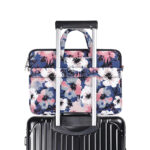 CanvasArtisan - Laptop Briefcase (H43-C22) - Slim, for 13-14 inch Devices, Zipper, Polyester - Blue – Image 2