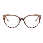 Techsuit - Anti-Blue Light Glasses Reflex Metal (F5018-C42) - Cat Eye - Nude Leopard – Image 2