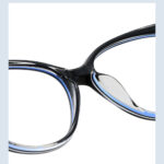 Techsuit - Anti-Blue Light Glasses Reflex Metal (F5018-C42) - Cat Eye - Nude Leopard – Image 4