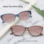 Techsuit - Sunglasses Polarised Metal (F5018-SUN) - UV Protection - Red Clear – Image 4
