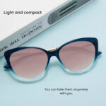 Techsuit - Sunglasses Polarised Metal (F5018-SUN) - UV Protection - Red Clear – Image 5