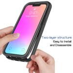 Techsuit - Defense360 Pro + Screen Protector - iPhone 14 Pro - Black – Image 4