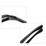 Techsuit - Bike Glasses (9309) - for Cycling and Sport Outdoor Activities, Polarized, PC Frame, Unisex - Black / Gray – Image 4